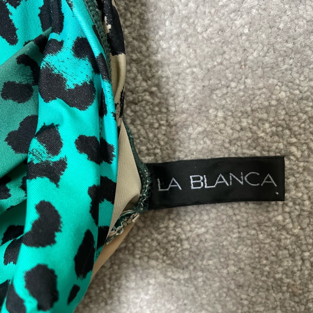 NWOT. La Blanca animal print bathing suit. 14